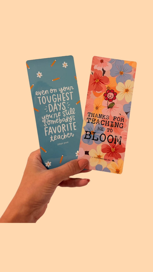 Teachers Bookmarks (set of 4) (Copy) - LL Crafted Boutique